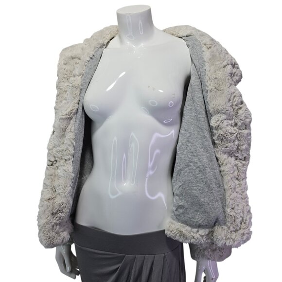 Anthropologie Tiny Editions Glacie Faux Fur Jacket Women's LP Petite - Picture 11 of 16